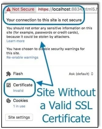 HTTPS Site Without a Valid Certificate