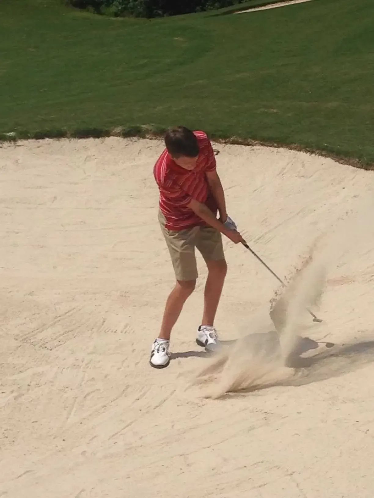 Cole on the links.