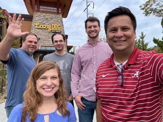 Raxis team lunch in 2025