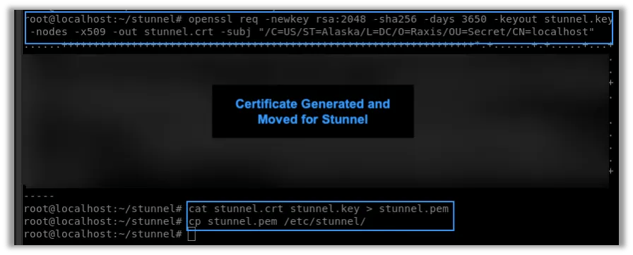 Generating a Basic SSL Certificate for the SSL Wrapper