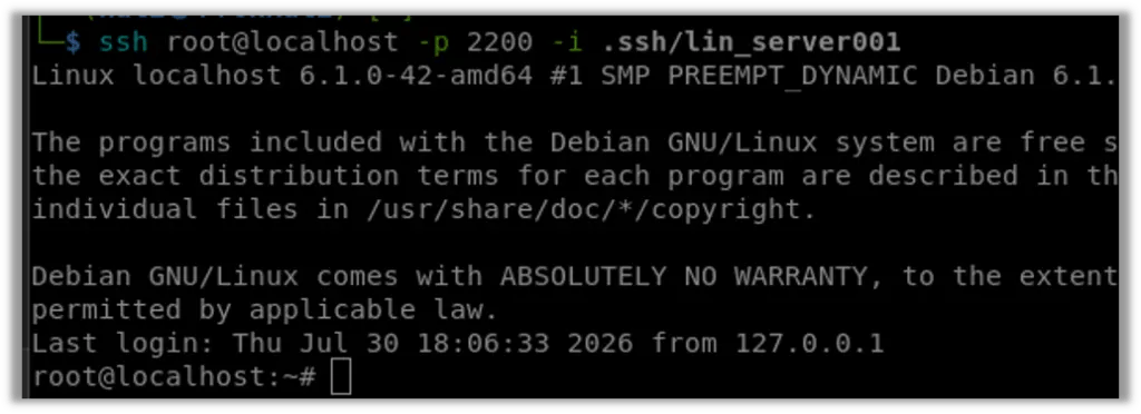 Reinstating the Client Connection and Verifying it is Successful