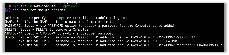 Module Options