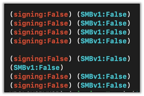 SMB Signing: False