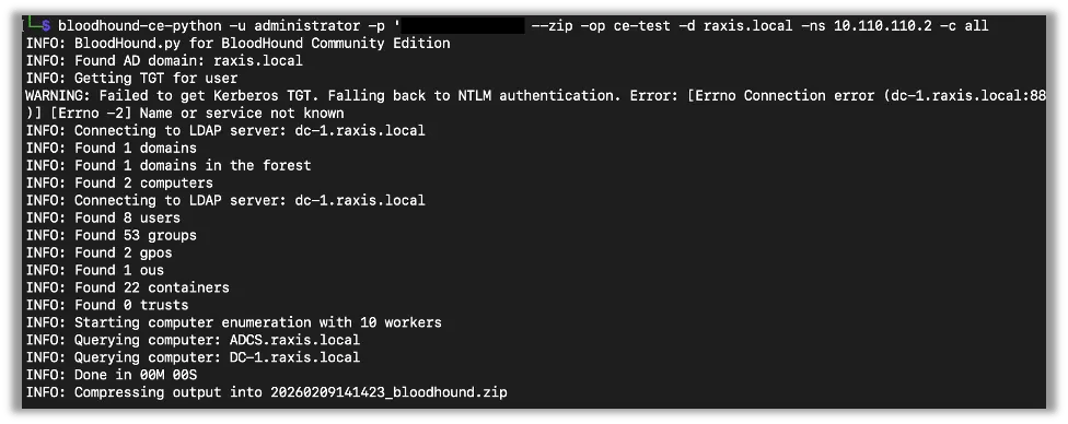 Running Data Collection