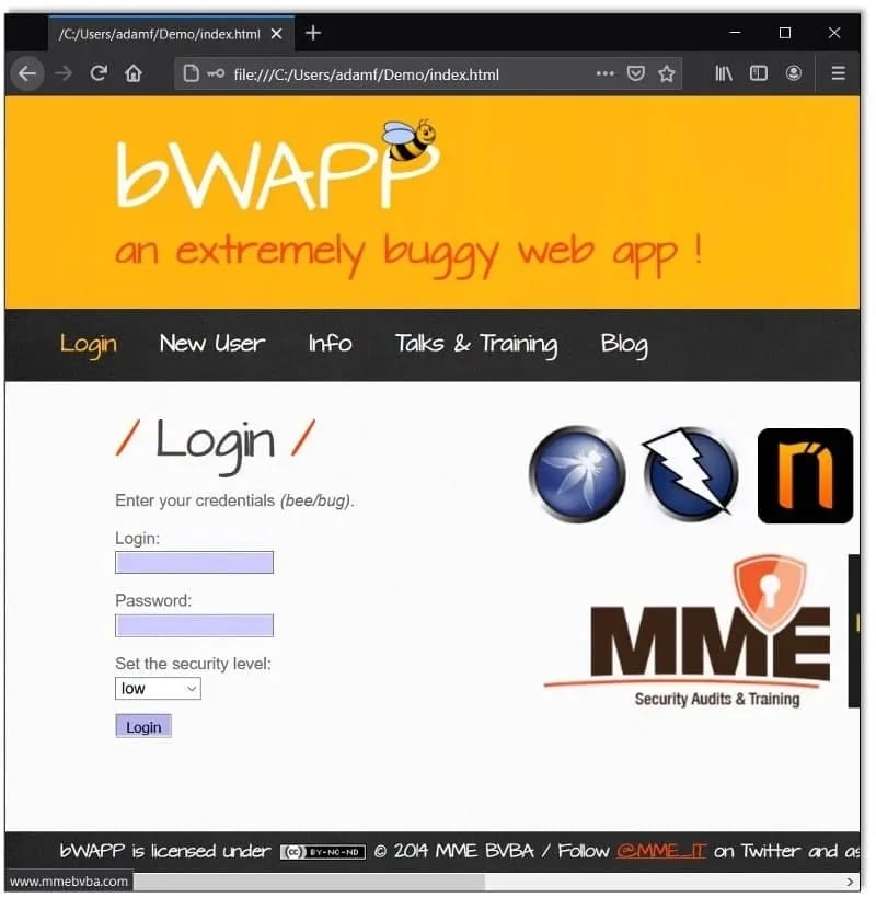 Outdated clickjacking PoC