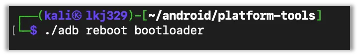 Enter Fastboot Mode