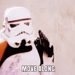 Move along.