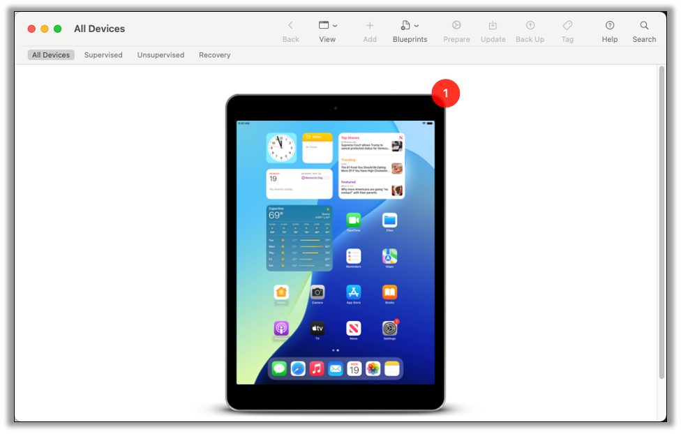 Launching Apple Configurator