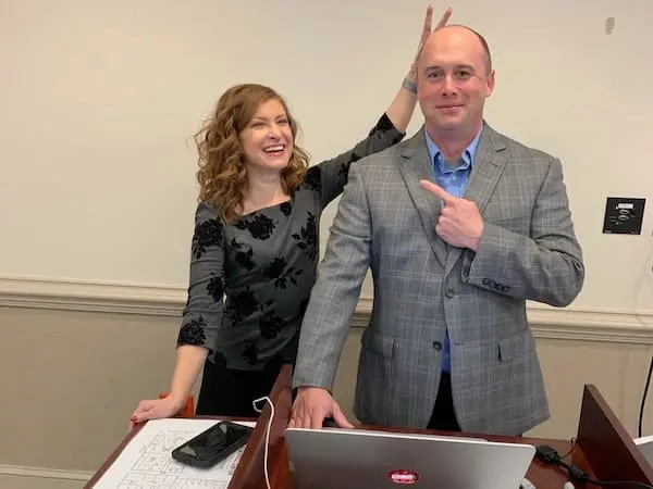 Raxis COO and Chief Penetration Testing Officer before a tabletop