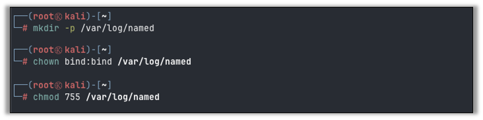 Set up the log directory