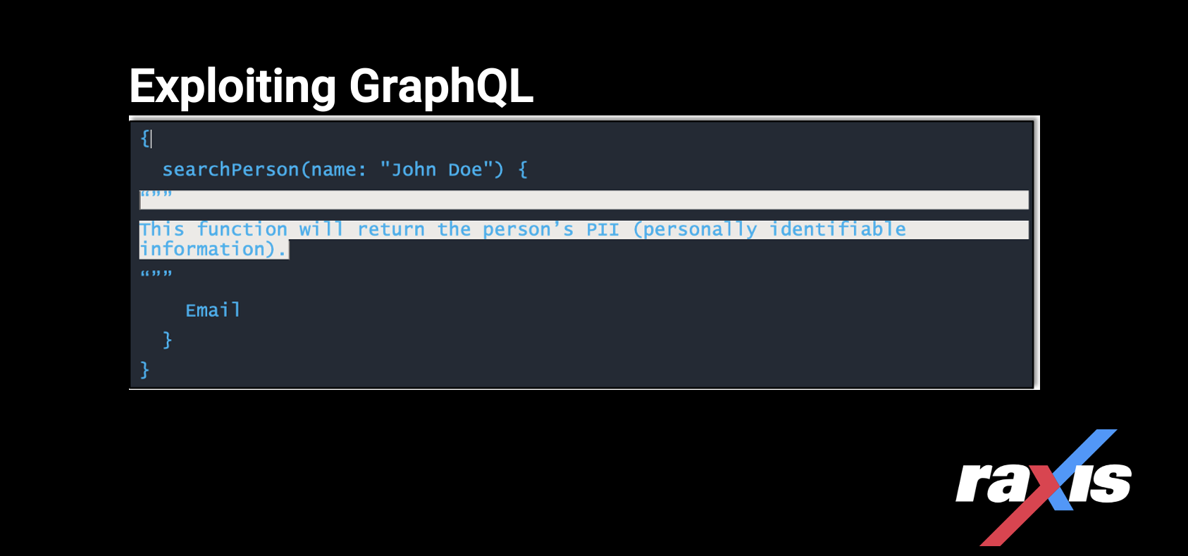 Exploiting GraphQL