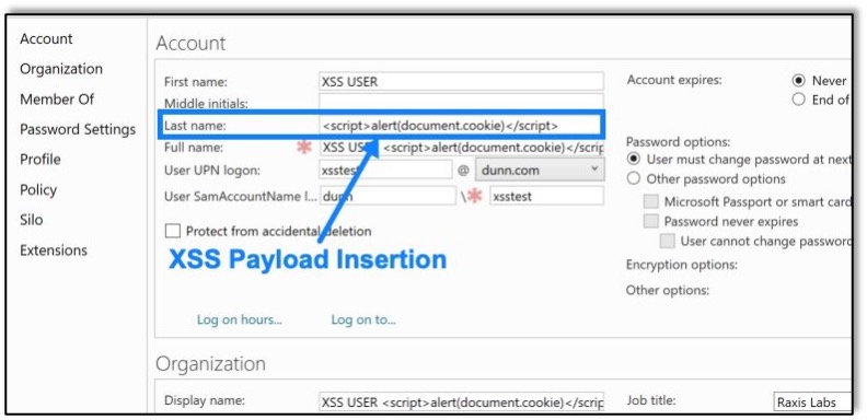 Stored XSS Payload