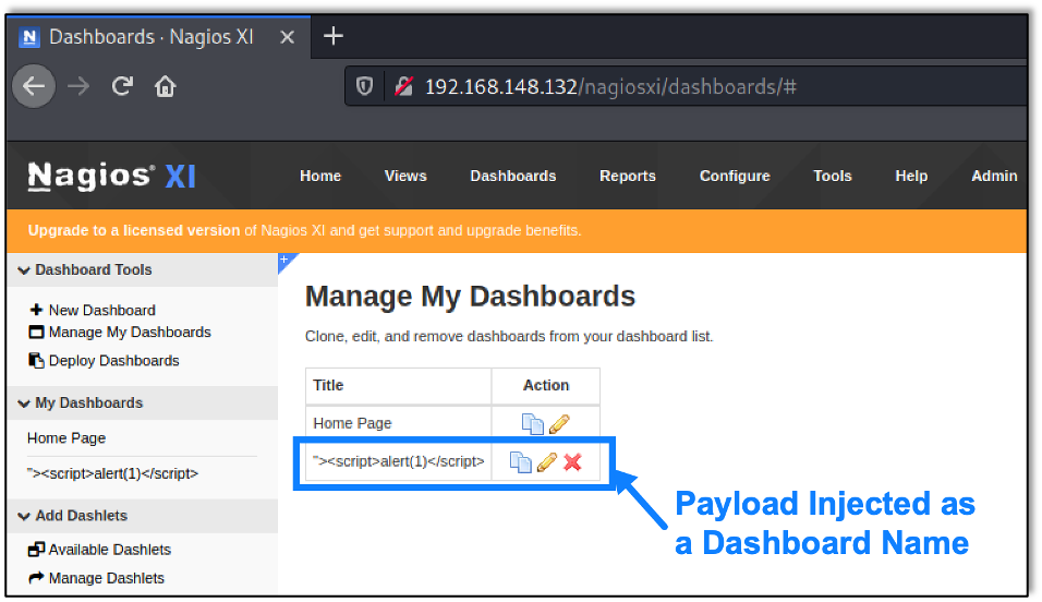 Stored XSS Payload