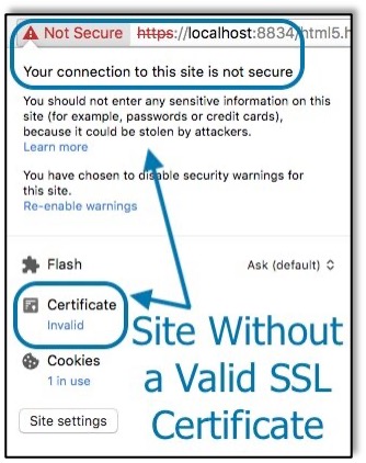 HTTPS Site Without a Valid Certificate
