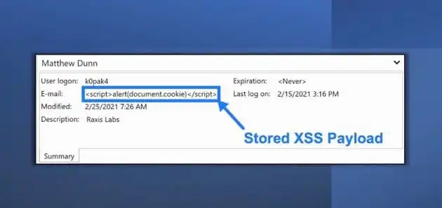PRTG Network Monitor Stored Cross-Site Scripting Vulnerability (CVE-2021-29643)