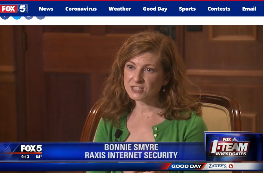 Raxis COO Bonnie Smyre on Atlanta's Fox 5 News