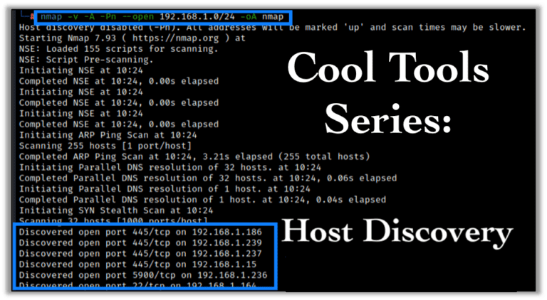 Cool Tools Series: Host Discovery