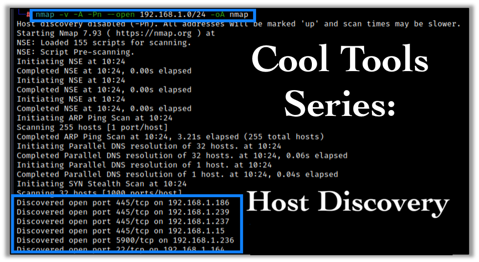Cool Tools Series: Host Discovery