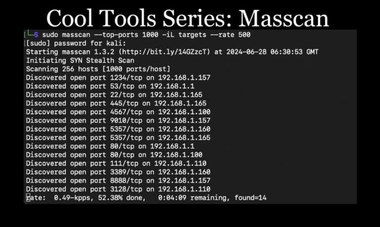 Cool Tools Series: Masscan