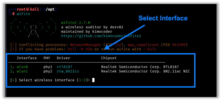 Interface Selection