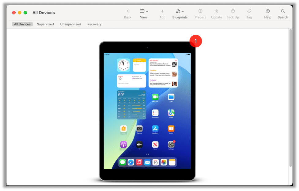 Launching Apple Configurator
