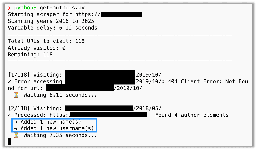 The Python script that Perplexity created
