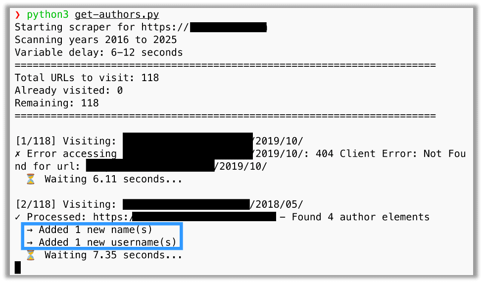 The Python script that Perplexity created