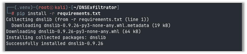Install the requirements
