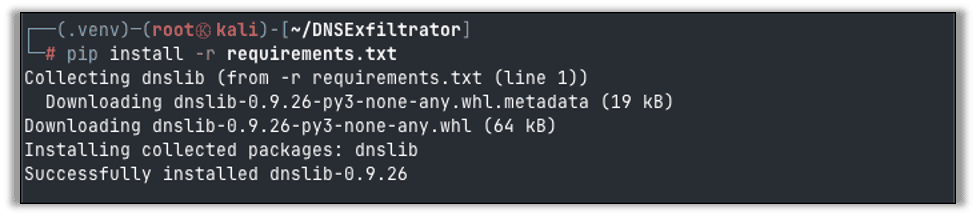 Install the requirements