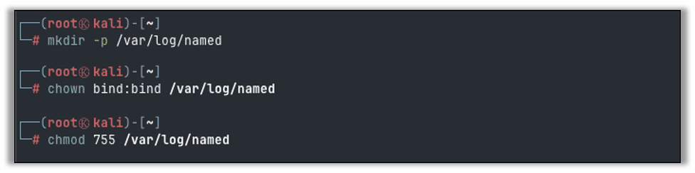Set up the log directory