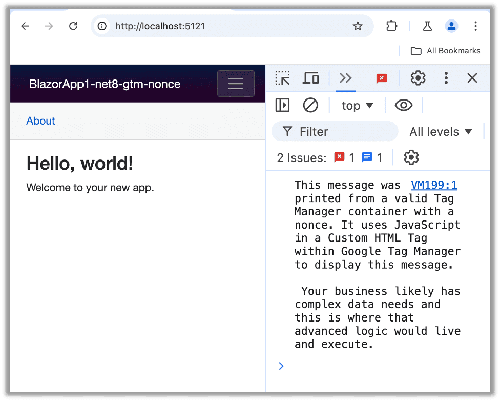 As long as you placed the nonce on all of your scripts, then your page loads with the Custom HTML from Google Tag Manager and malicious actors cannot carry out the attack outlined above.