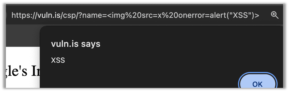 But it is very easy to perform reflected XSS on that configuration.