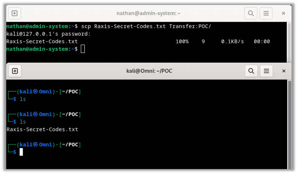 SCP File Transfer