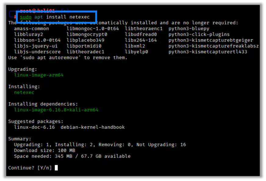 NetExec Install