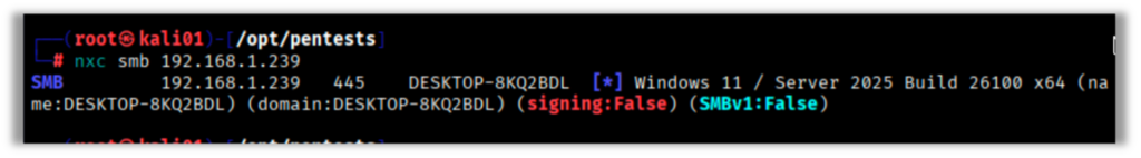NXC SMB Protocol