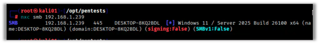 NXC SMB Protocol