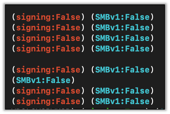 SMB Signing: False