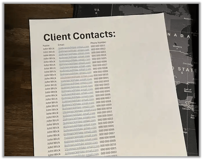 Finding sensitive data