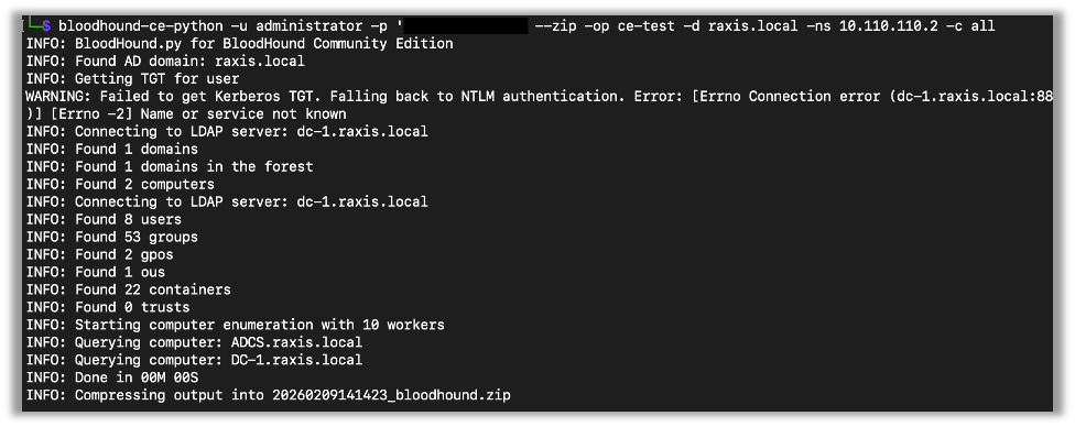 Running Data Collection