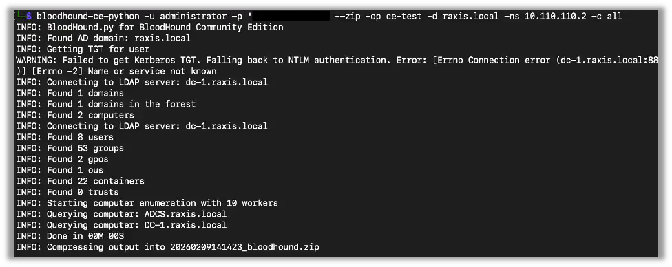 Running Data Collection
