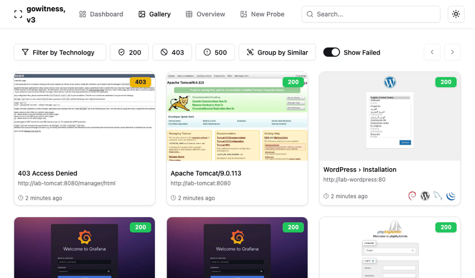 Rapid Web Host Recon with GoWitness