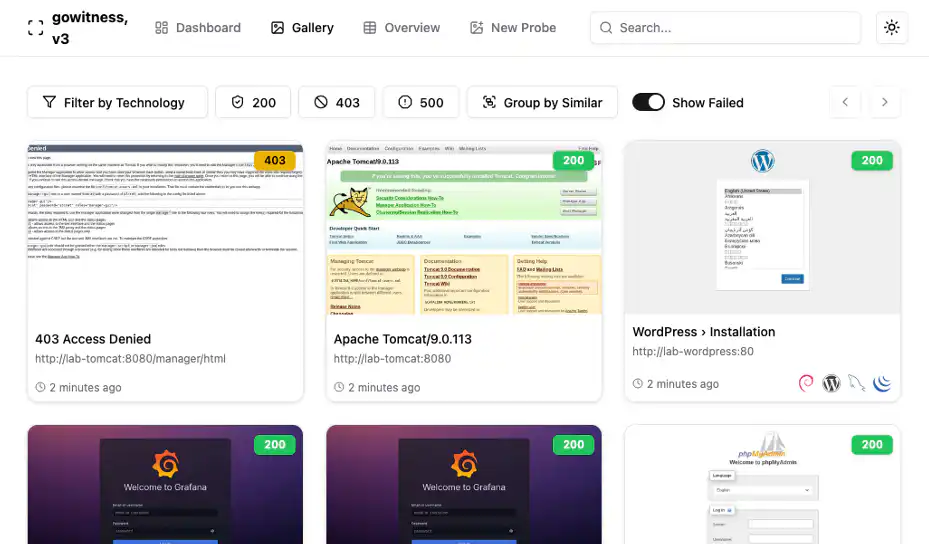 Rapid Web Host Recon with GoWitness