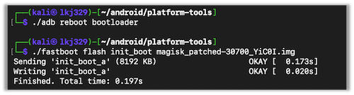 Flashing the Patched Image
