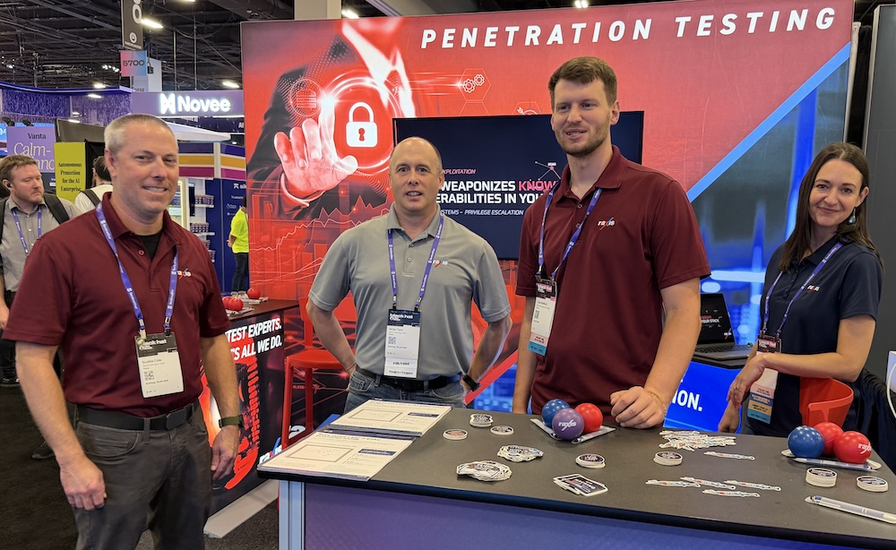 The Raxis team at Black Hat booth 6018