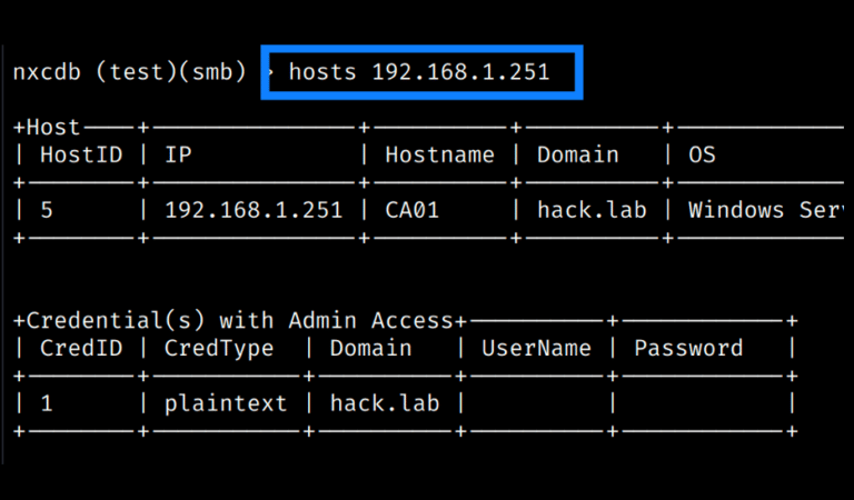 Cool Tools: NetExec (NXC): The Database
